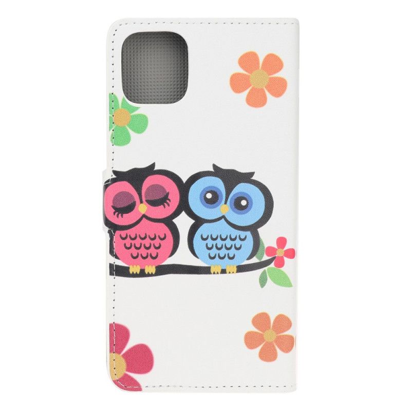 Housse iPhone 11 Pro Couple De Hiboux