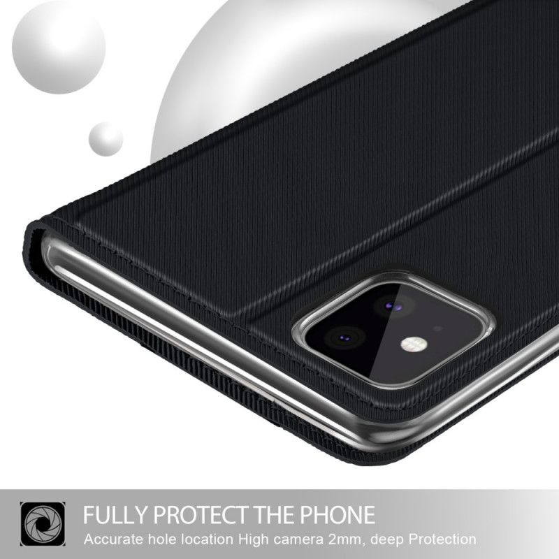 Étui Housse iPhone 11 Pro Max Simili Cuir Bicolore Verticale