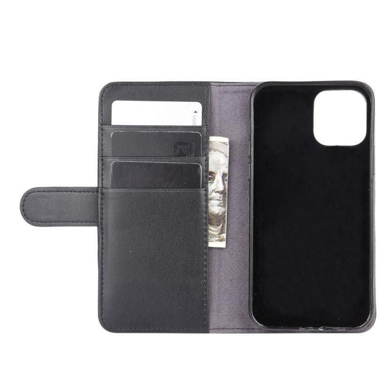 Housse iPhone 12 Mini Cuir Véritable