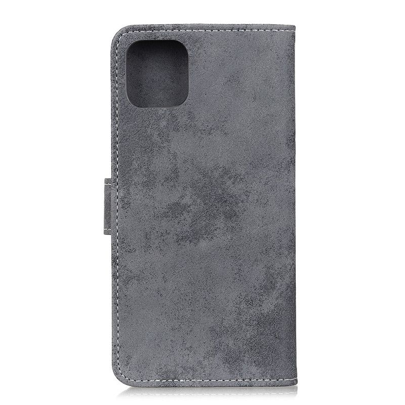 Housse iPhone 12 Mini Effet Cuir Vintage