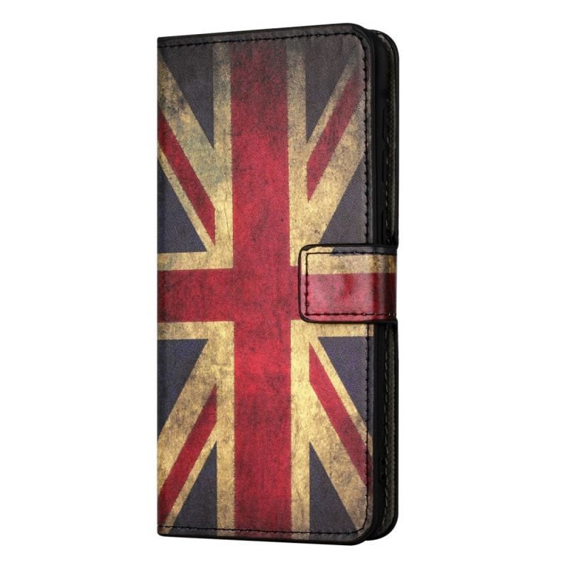 Housse iPhone 14 Drapeau Anglais Vintage