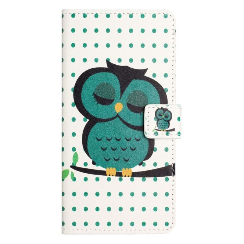 Housse iPhone 14 Hibou Endormi