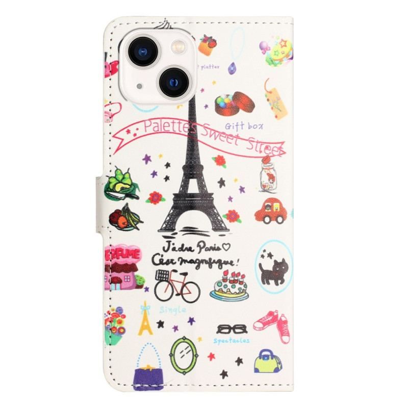 Housse iPhone 14 I Love Paris