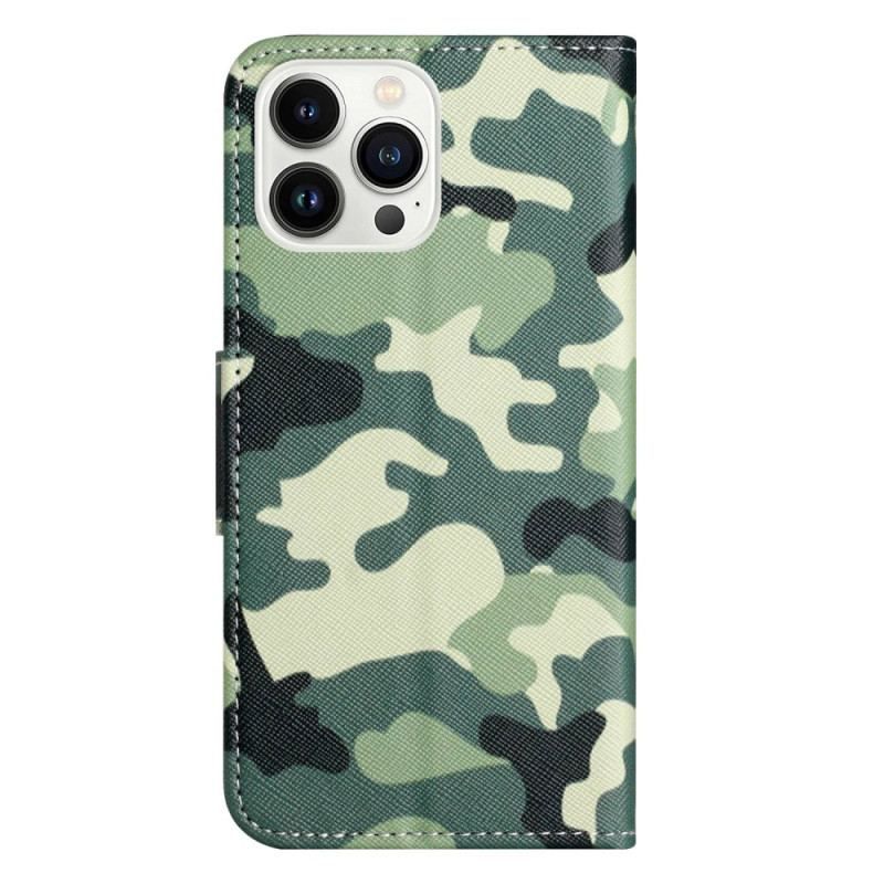 Housse iPhone 14 Pro Camouflage Militaire