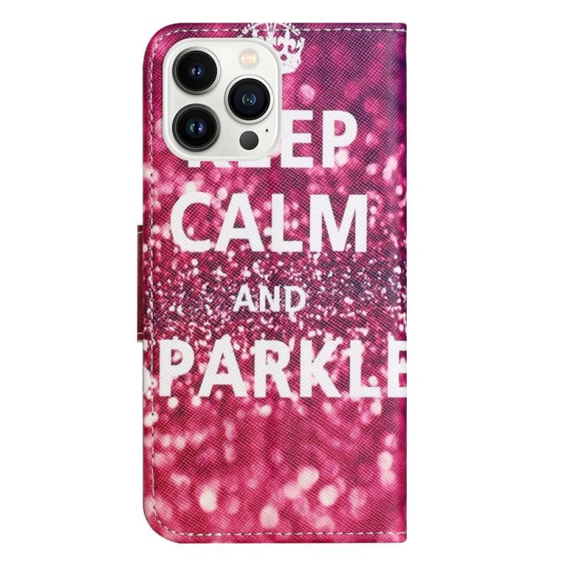 Housse iPhone 14 Pro Keep Calm