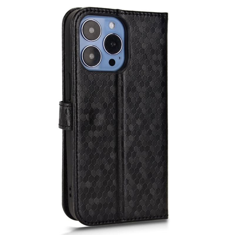 Housse iPhone 14 Pro Motif 3D à Lanière