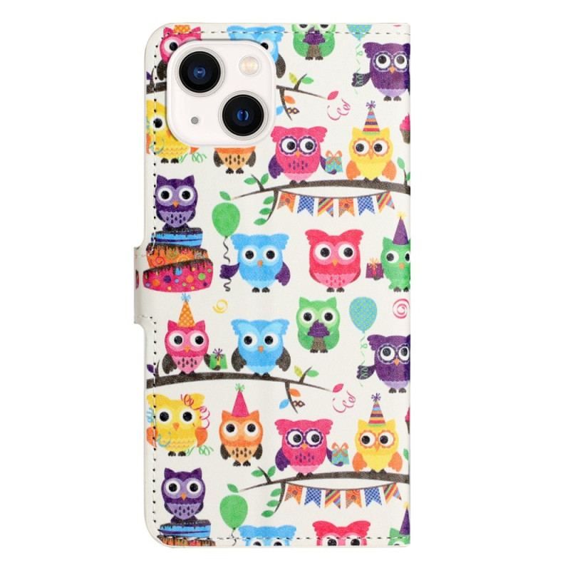 Housse iPhone 14 Tribu de Hiboux