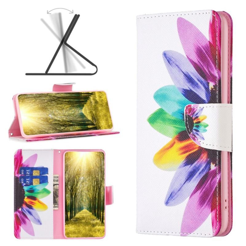 Housse iPhone 15 Fleur Aquarelle