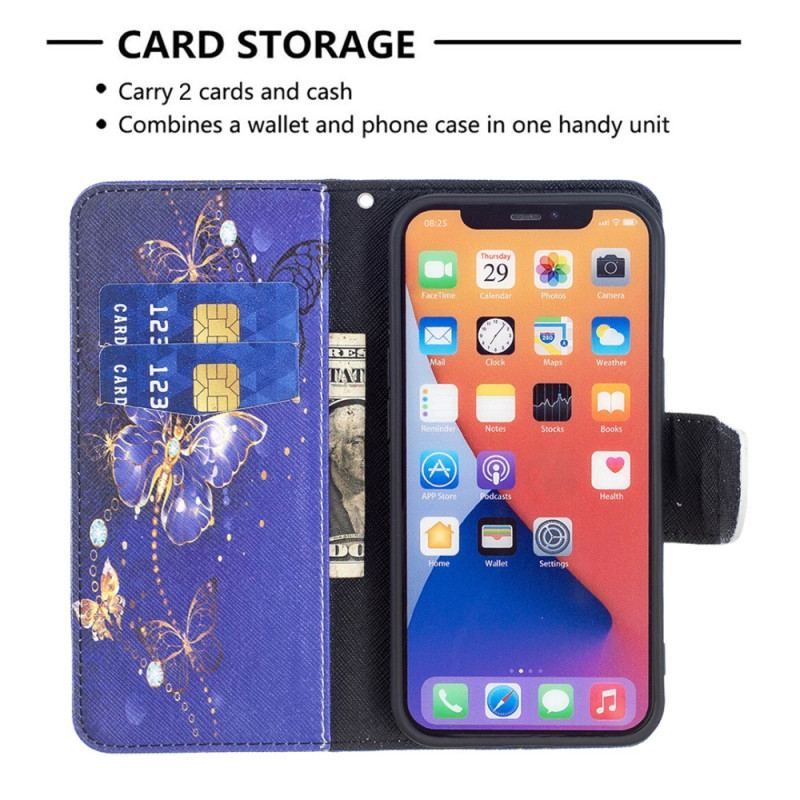 Housse iPhone 15 Papillons de Nuit