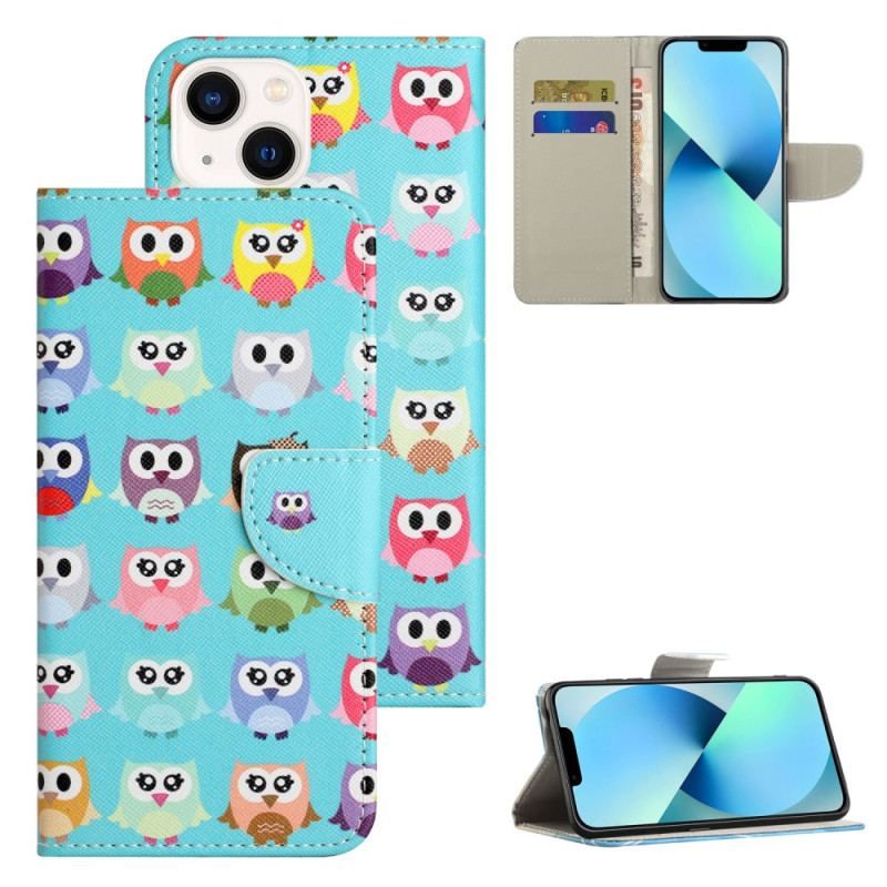 Housse iPhone 15 Tribu de Hiboux