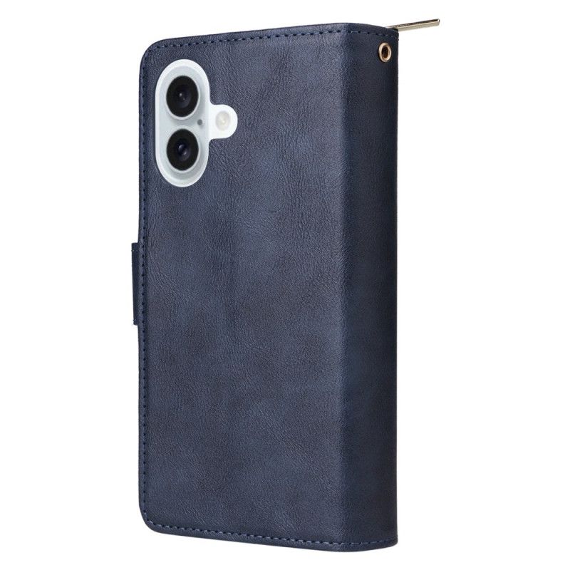 Housse iPhone 16 Plus 9 Porte-Cartes et Porte-Monnaie