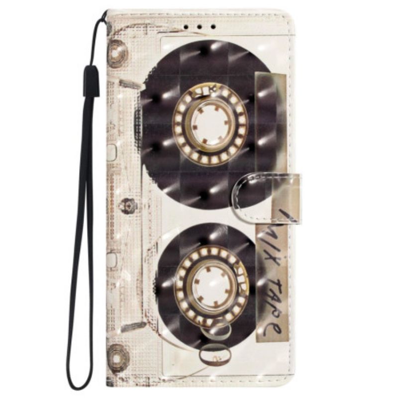 Housse iPhone 16 Plus Cassette à Lanière