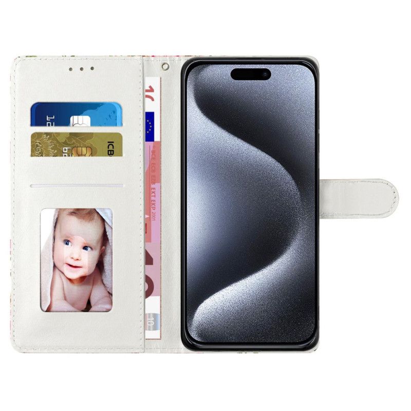 Housse iPhone 16 Plus Chaton à Lanière