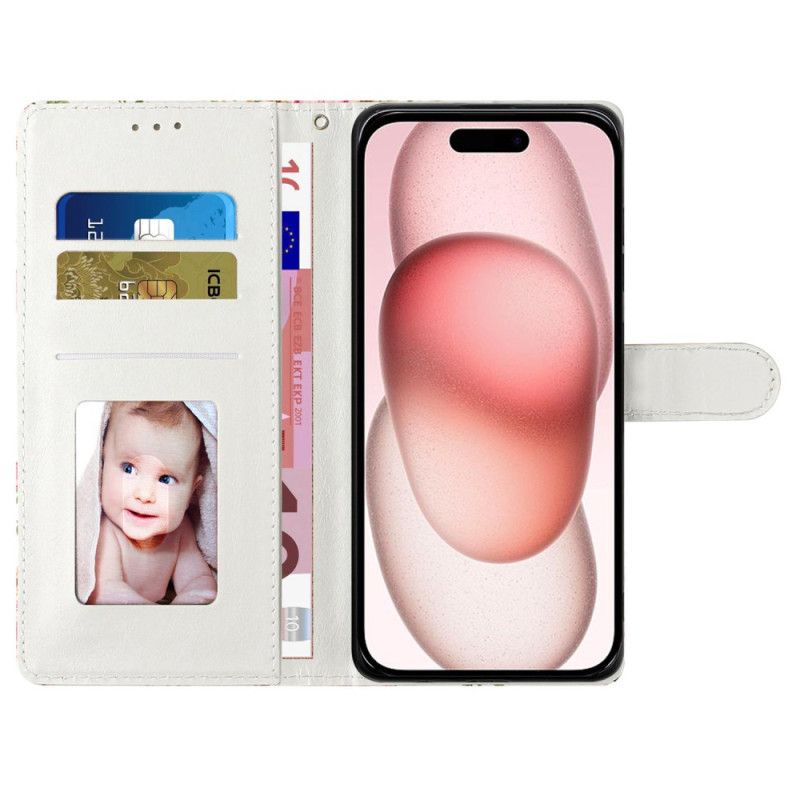 Housse iPhone 16 Plus Chouette à Lanière