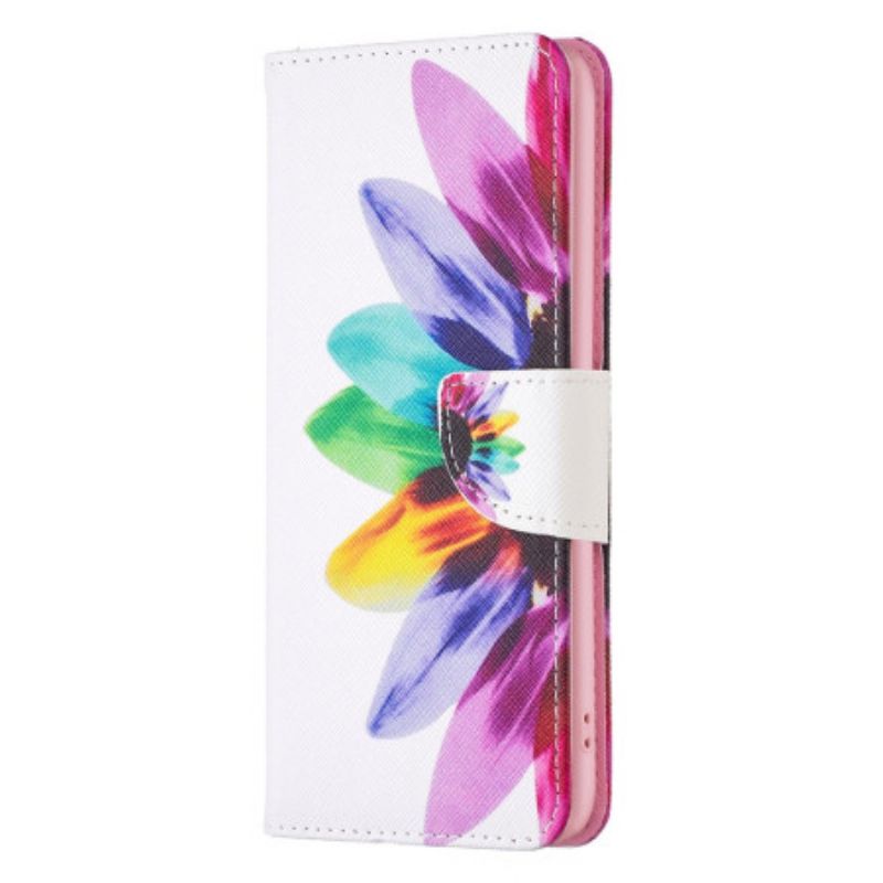 Housse iPhone 16 Plus Fleur Aquarelle