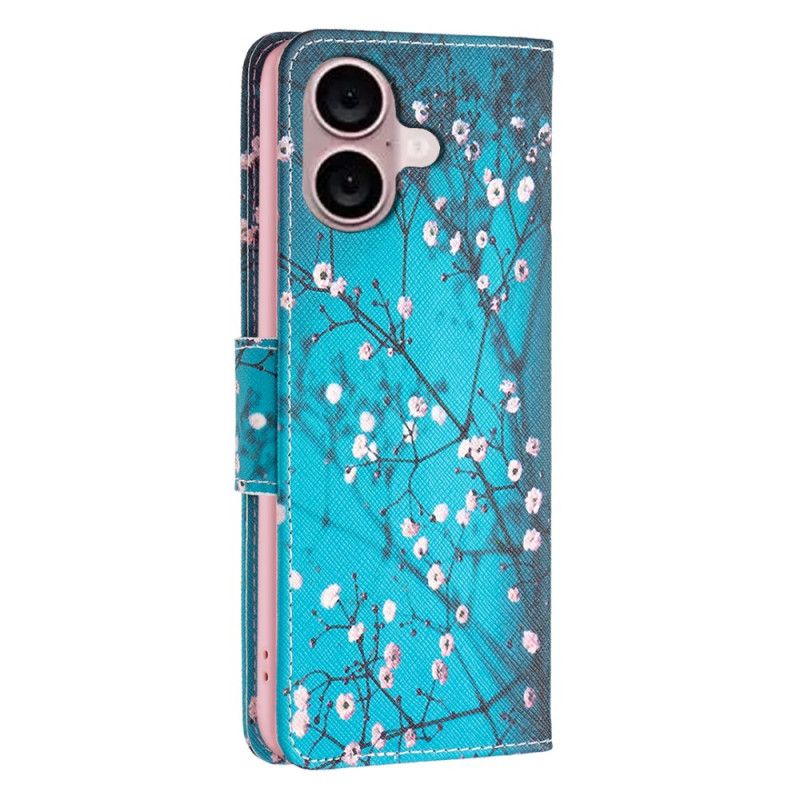 Housse iPhone 16 Plus Fleurs de Prunier