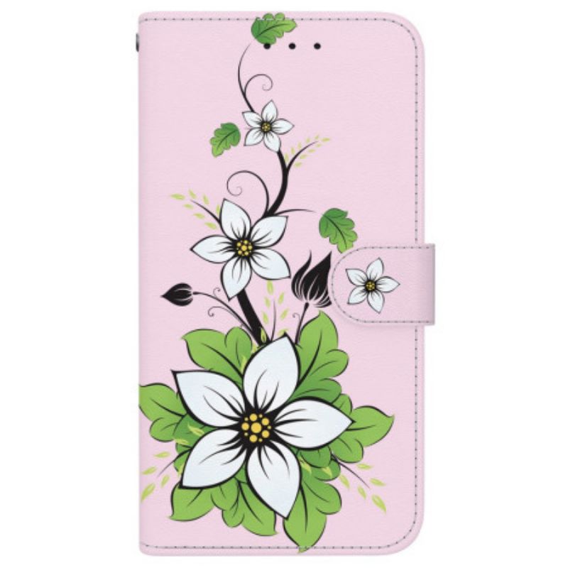 Housse iPhone 16 Plus Lily à Lanière