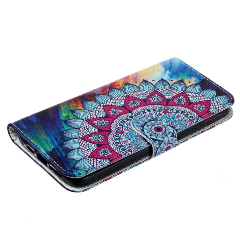 Housse iPhone 16 Plus Motif Mandala à Lanière