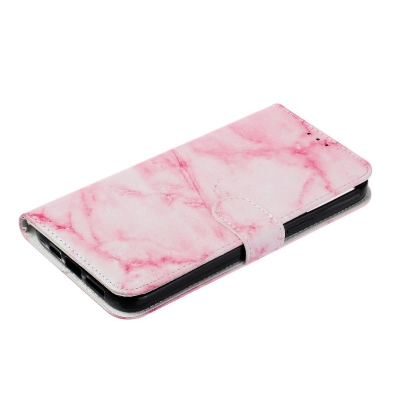 Housse iPhone 16 Plus Motif Marbre Rose