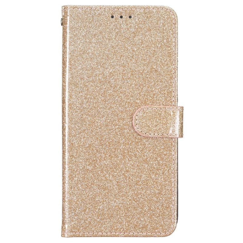 Housse iPhone 16 Plus Paillettes à Lanière