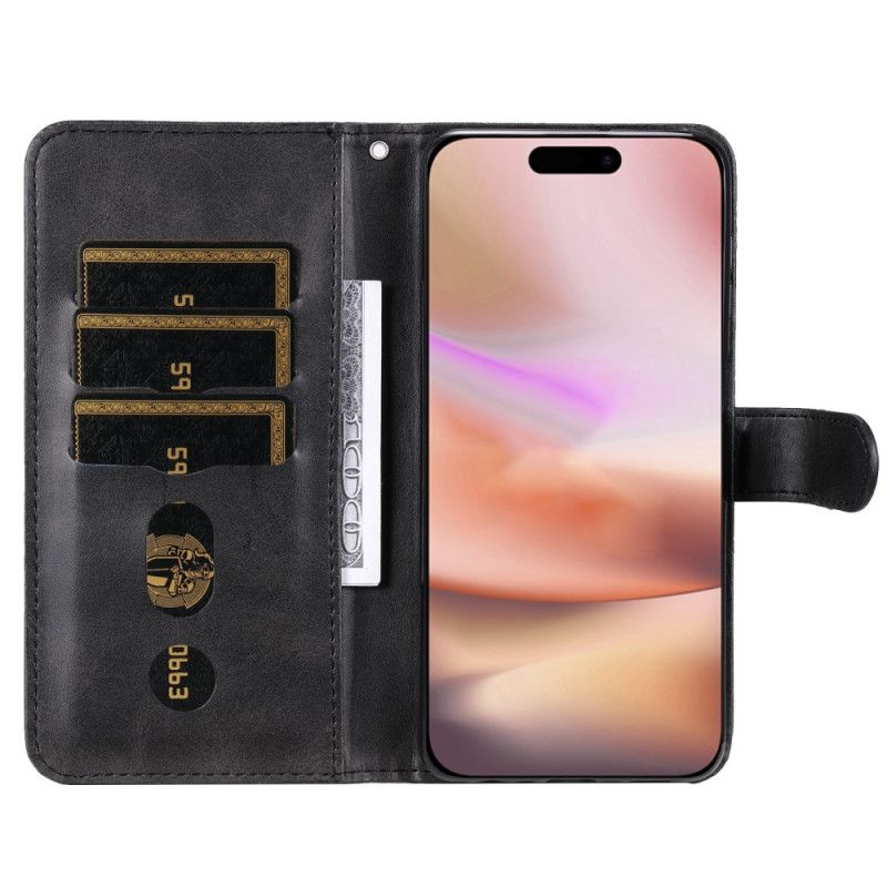 Housse iPhone 16 Plus Poche à Fermeture Éclair