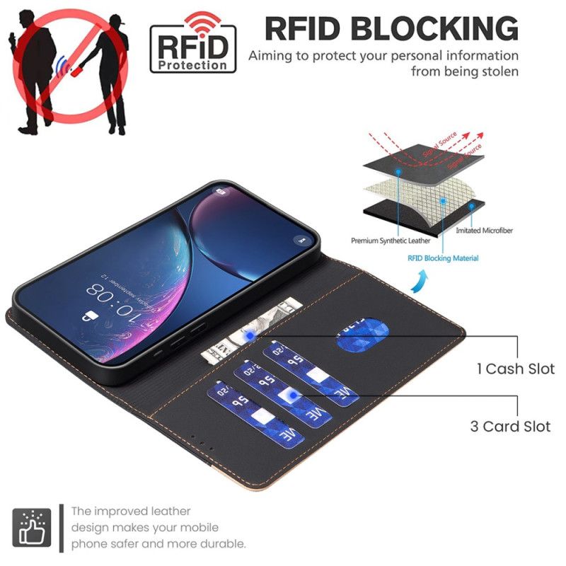 Housse iPhone 16 Pro Bicolore RFID BINFEN COLOR