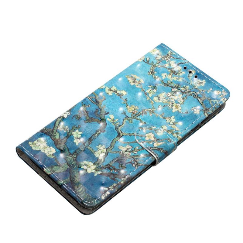 Housse iPhone 16 Pro Fleurs Art à Lanière