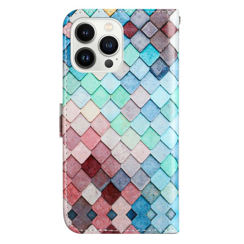 Housse iPhone 16 Pro Grilles à Lanière