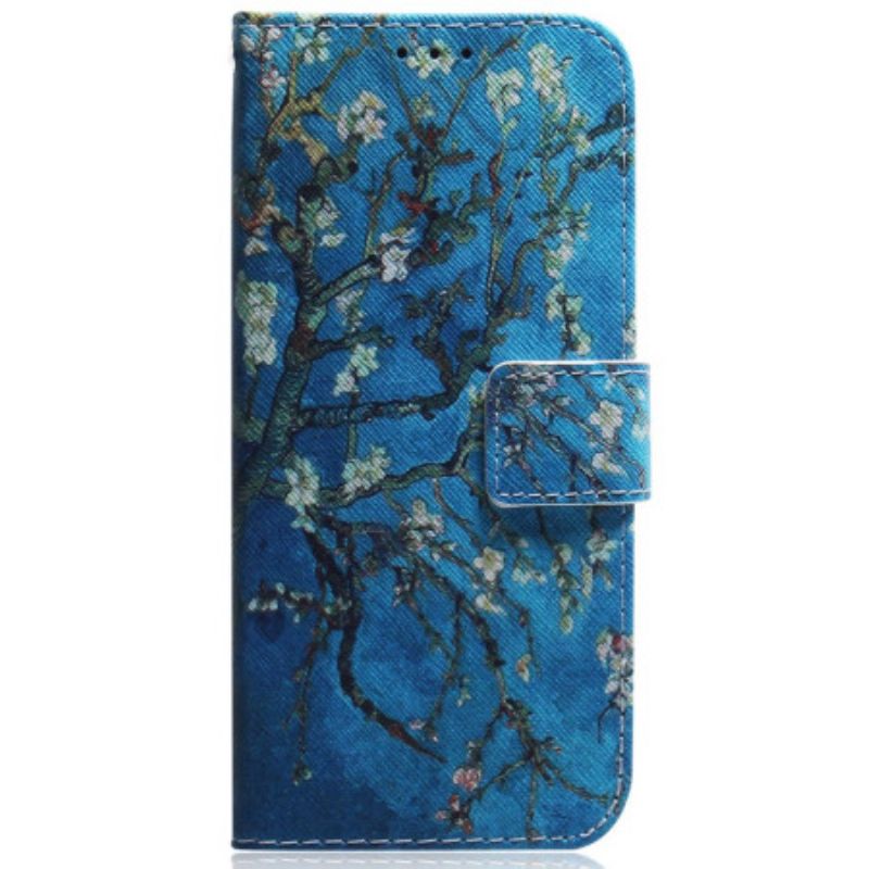 Housse iPhone 16 Pro Max Fleurs Abricot