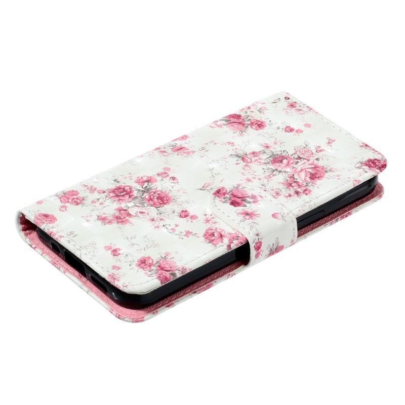 Housse iPhone 16 Pro Max Roses à Lanière