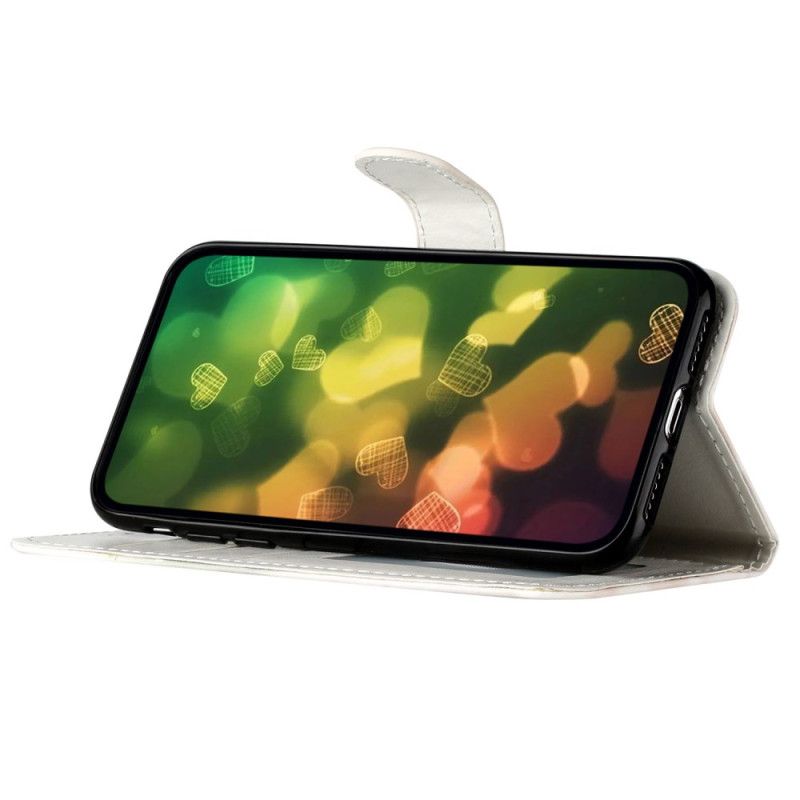 Housse iPhone 16 Pro Motif Léopard à Lanière