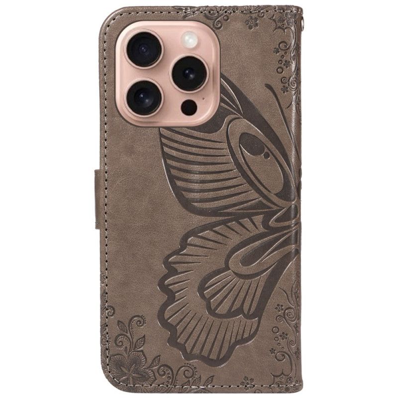 Housse iPhone 16 Pro Papillon Graphique