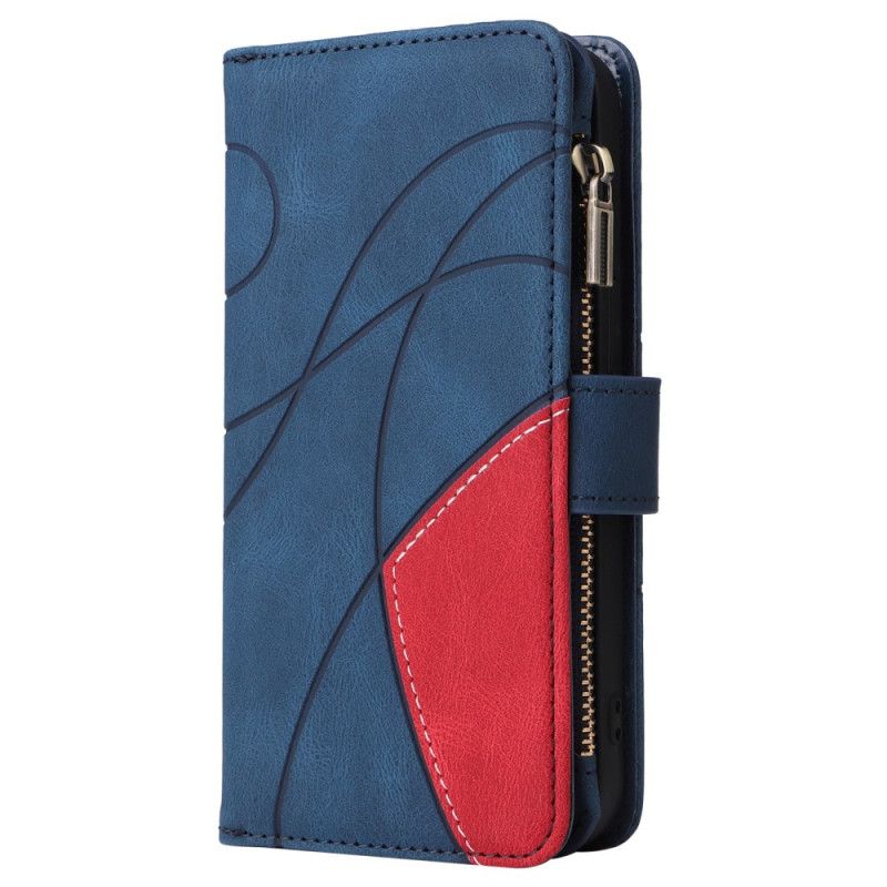 Housse iPhone 16 Pro Portefeuille Motif Géométrique