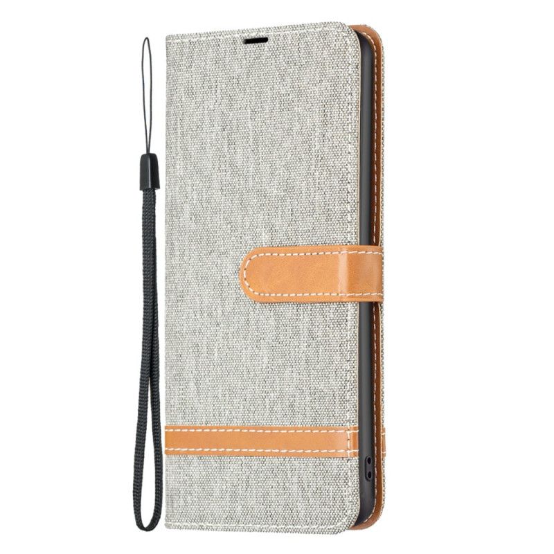 Housse iPhone 16 Texture Tissu Jean