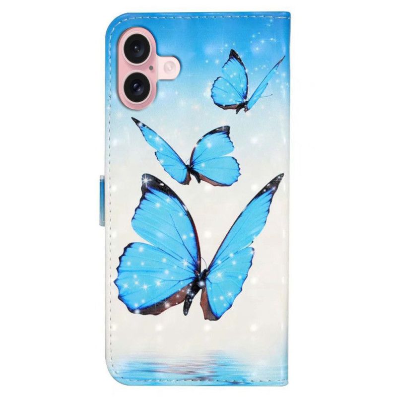 Housse iPhone 16 Trois Papillons