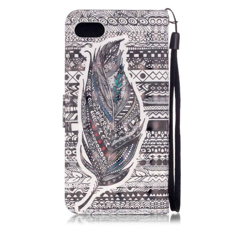 Housse iPhone Se 2 / 8 / 7 Plume Tribale