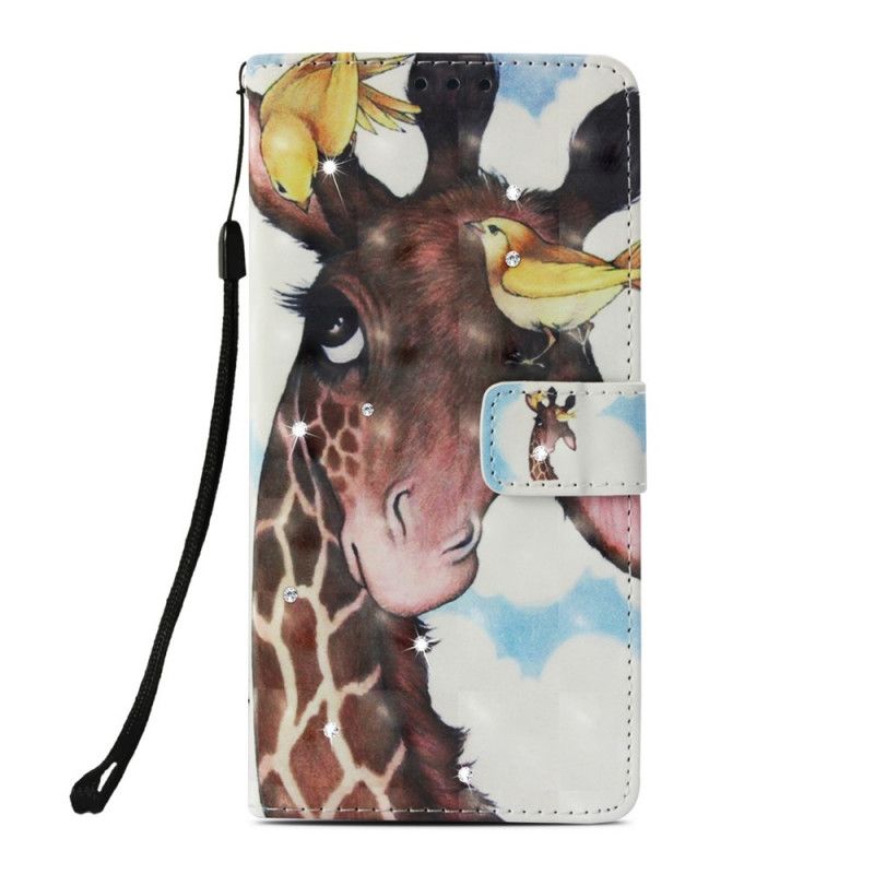 Housse iPhone Xr Girafe Avec Diamants