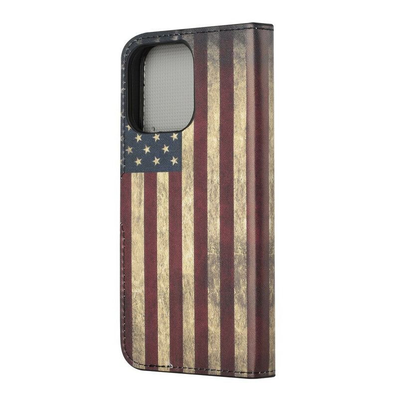 Housse Pour iPhone 13 Drapeau Usa