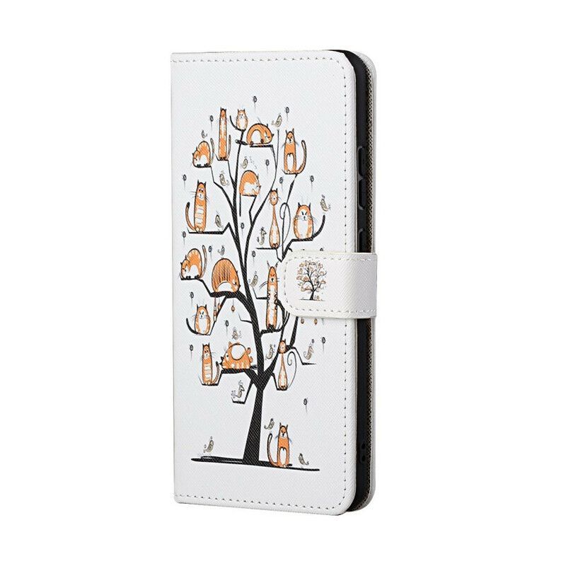 Housse Pour iPhone 13 Funky Cats À Lanière