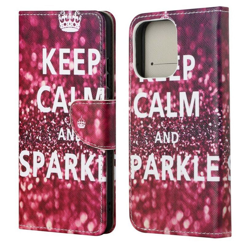 Housse Pour iPhone 13 Keep Calm And Sparkle