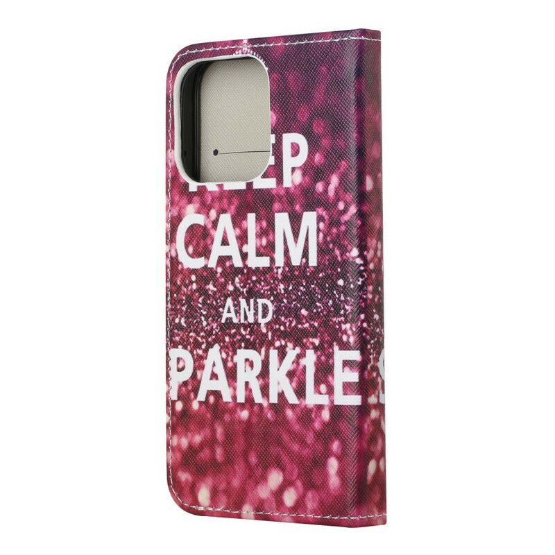 Housse Pour iPhone 13 Keep Calm And Sparkle