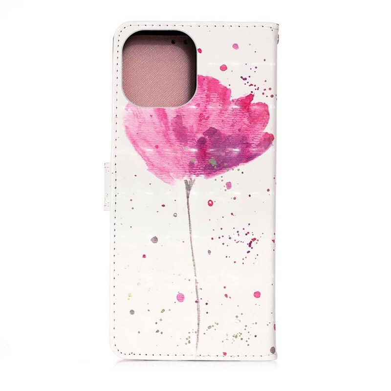 Housse Pour iPhone 13 Pro Coquelicot Aquarelle