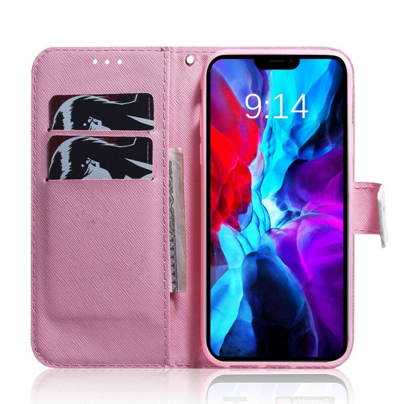 Housse Pour iPhone 13 Pro Fleur Vieux Rose