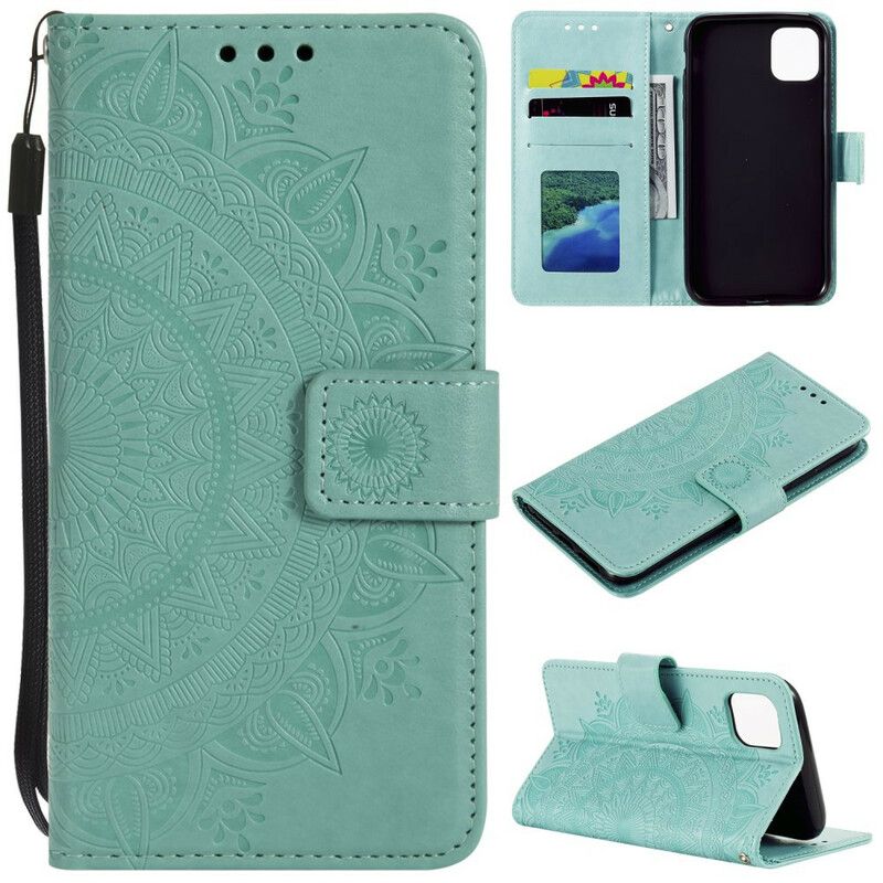 Housse Pour iPhone 13 Pro Mandala Soleil