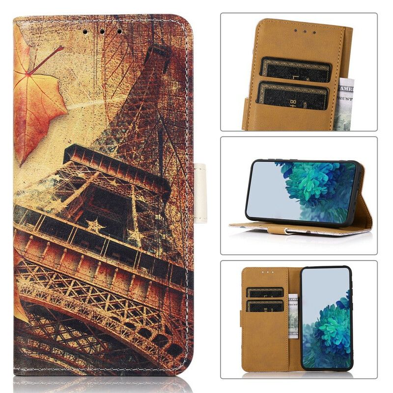 Housse Pour iPhone 13 Pro Max Tour Eiffel En Automne