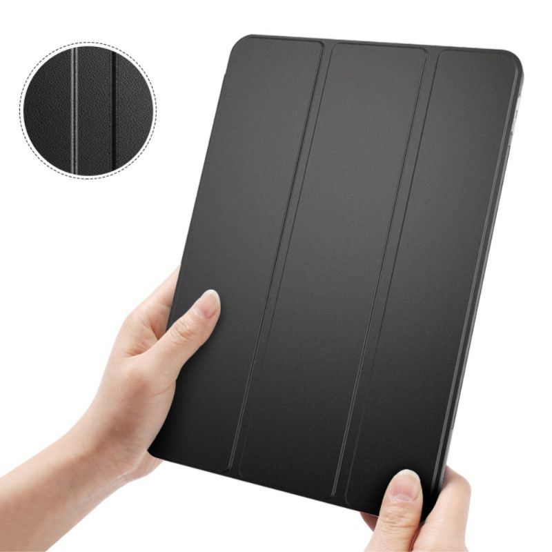 Smart Case iPad Pro 12.9" (2020) Simili Cuir Et Transparent