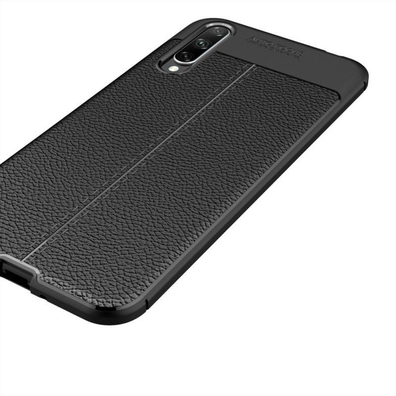 Coque Honor 20 Lite / Honor 20e Effet Cuir Litchi Double Line