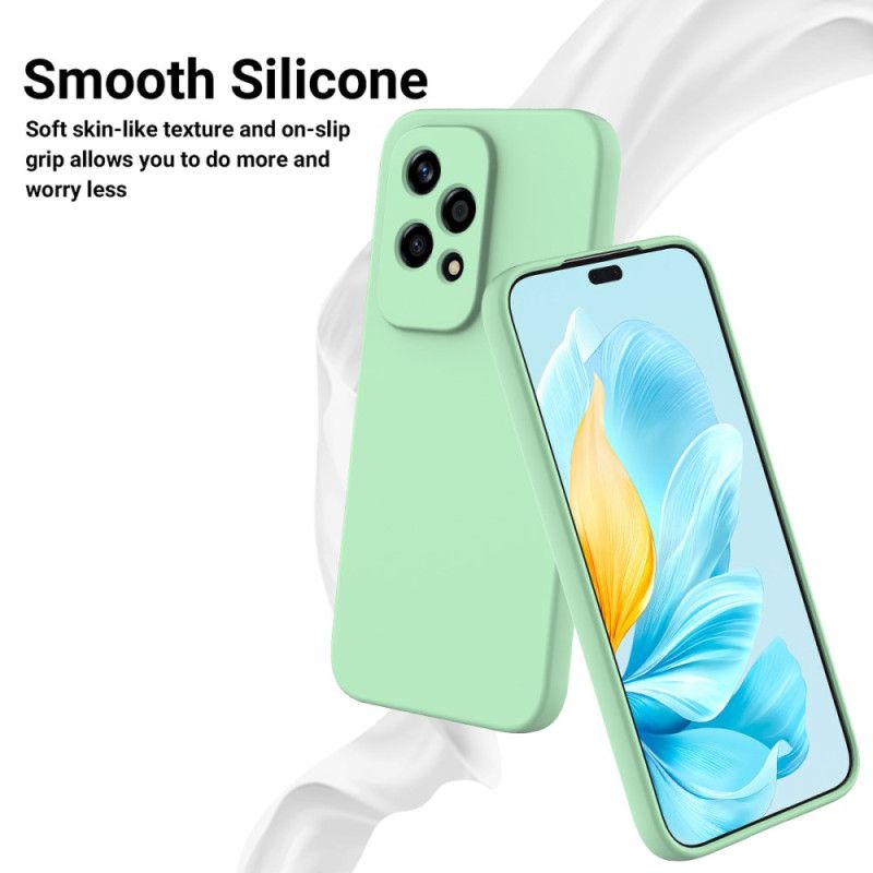 Coque Honor 200 Lite Silicone Liquide à Lanière