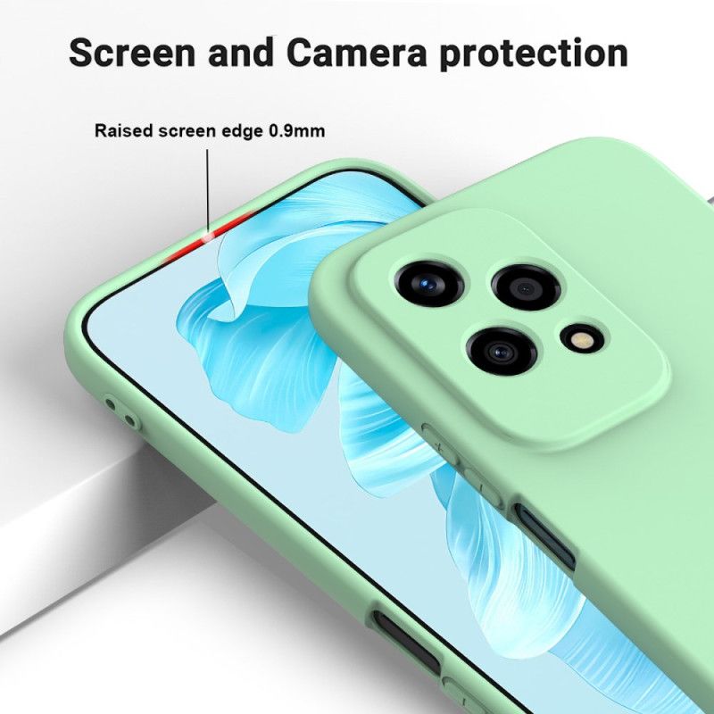 Coque Honor 200 Lite Silicone Liquide à Lanière