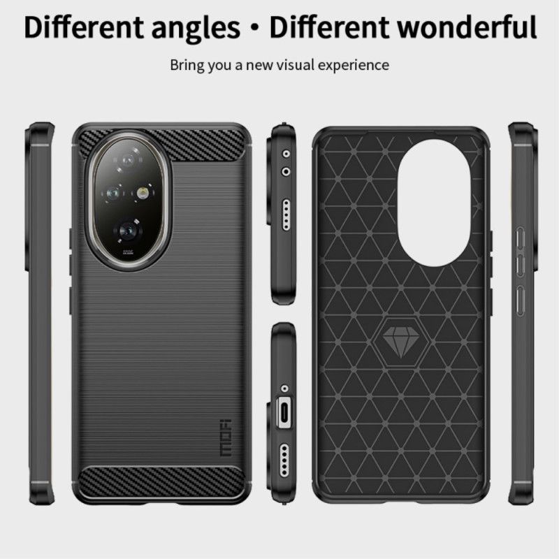 Coque Honor 200 Pro Fibre Carbone Brossée